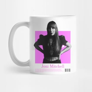Joni Mitchell // 1970s Fan Art Design Mug